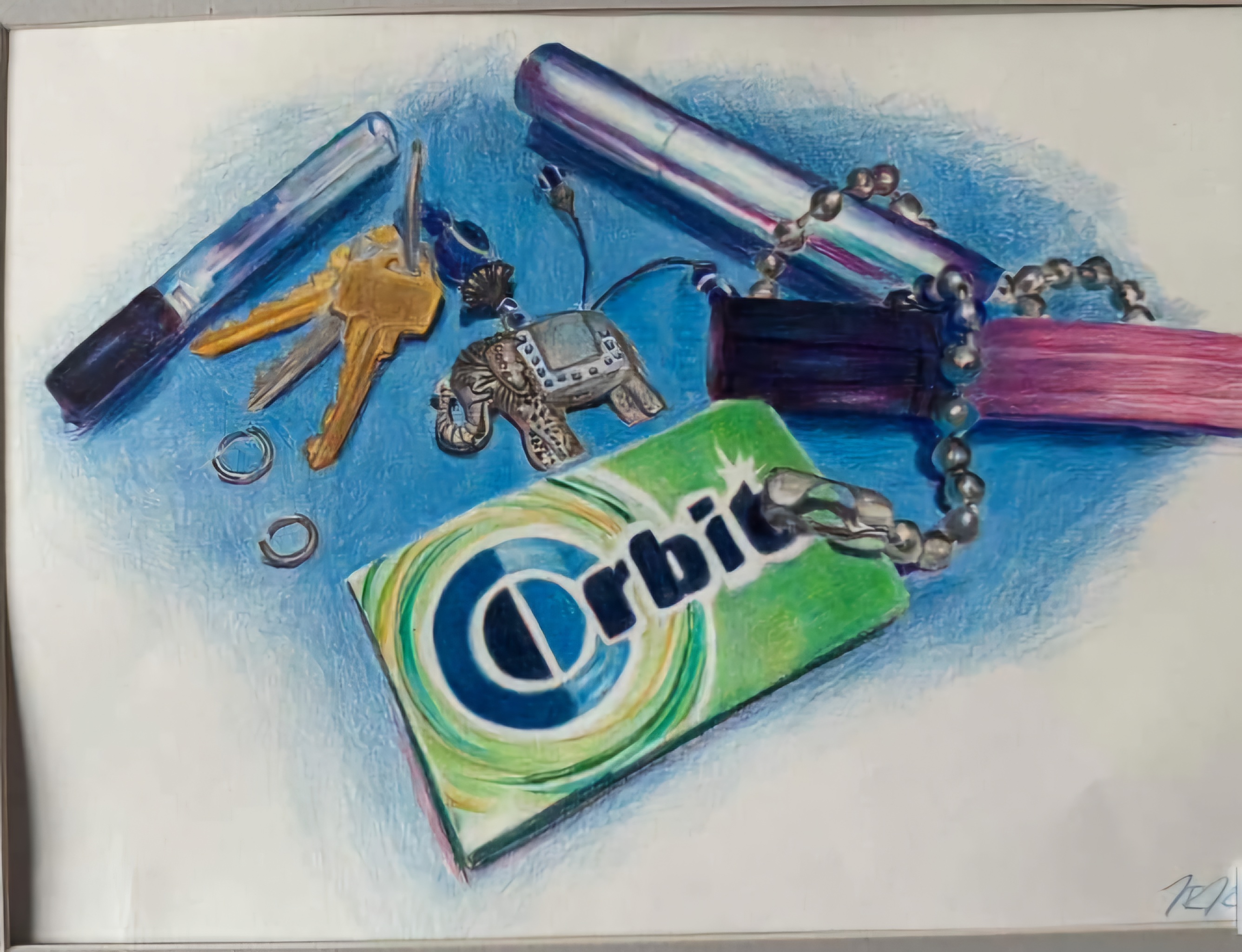 Original artwork titled conetent