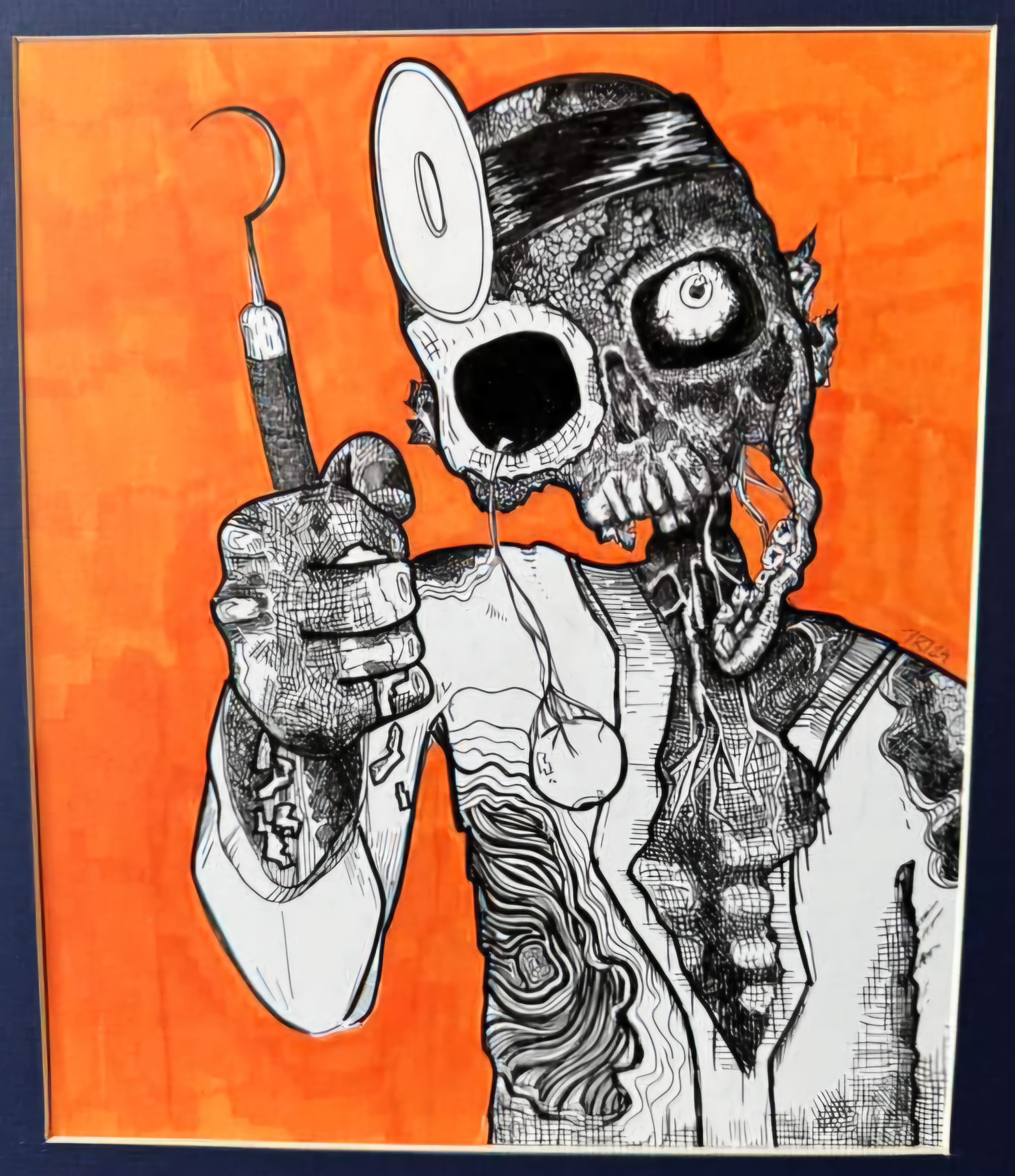 Original artwork titled drzombie