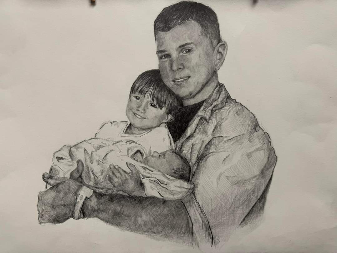 Original artwork titled family